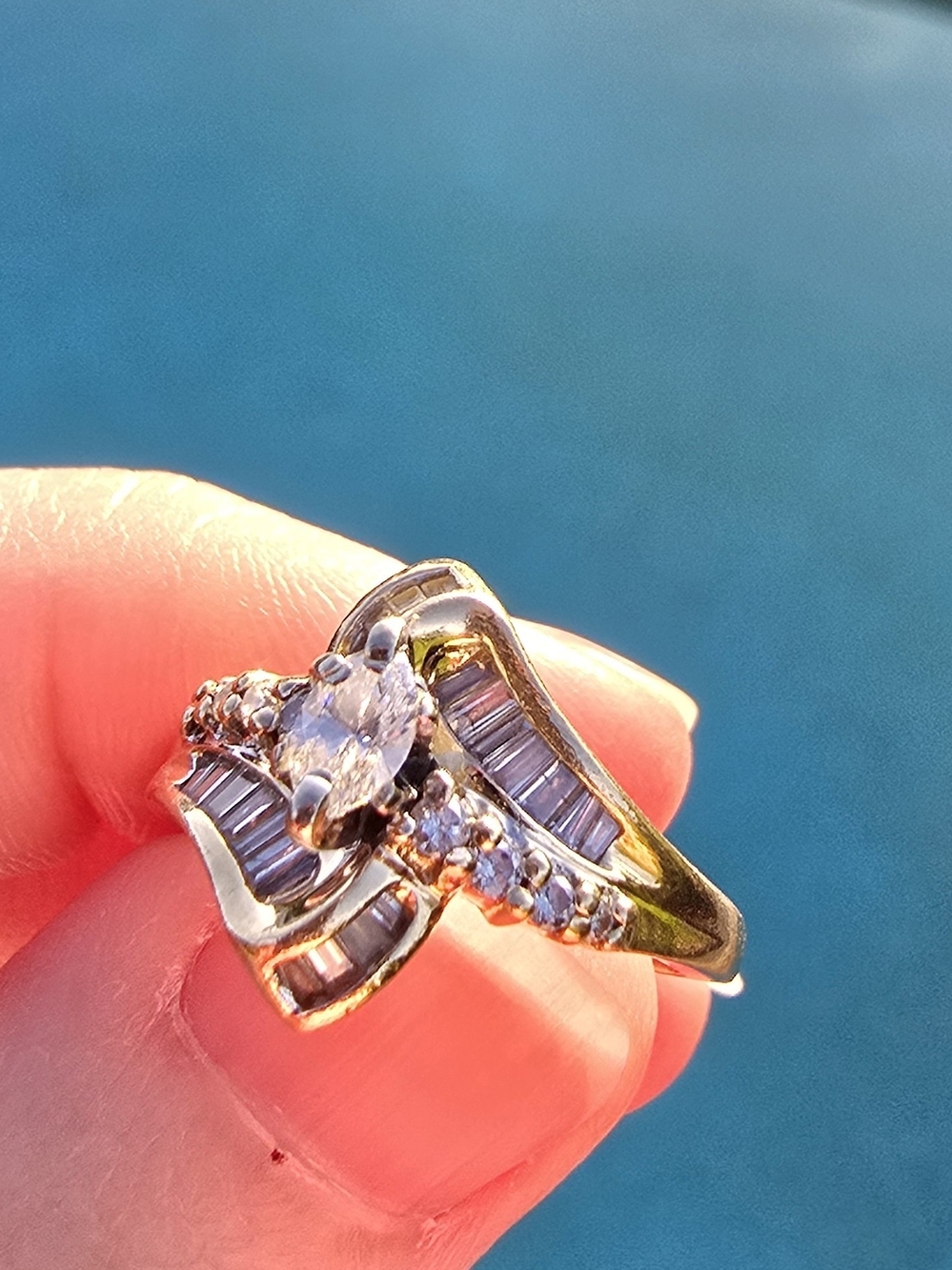 Women's 14k Gold 0.69 CTW Ring Size 5.75